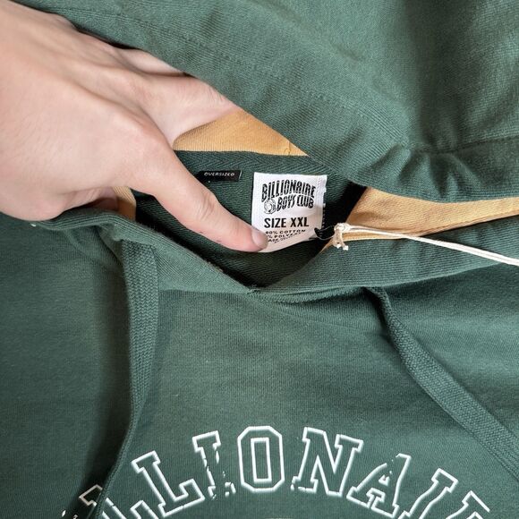 Billionaire Boys Club Seal Hoodie Pineneedle Long Sleeve Double Sided Size XXL - Picture 3 of 7